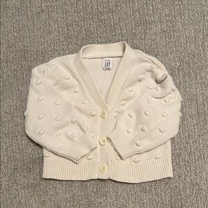 GAP Baby Cream Textured Cardigan